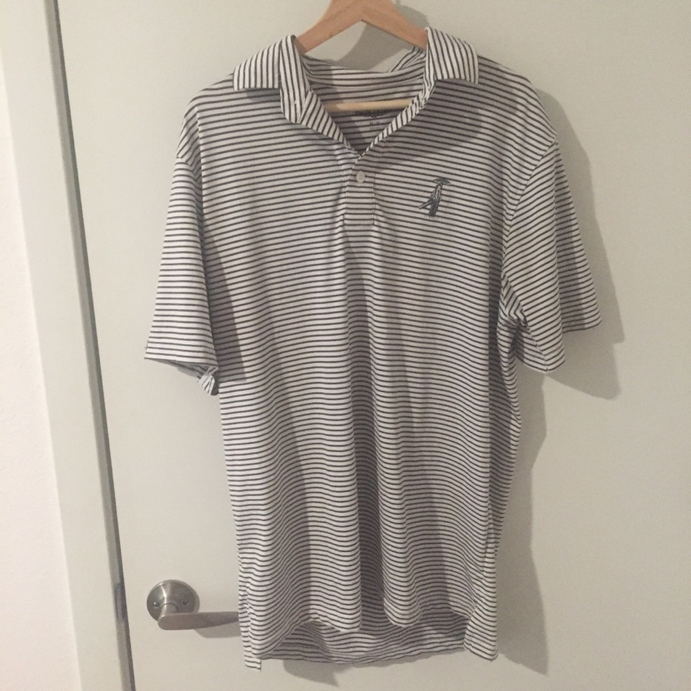 Straight Down Collared Golf Shirt M